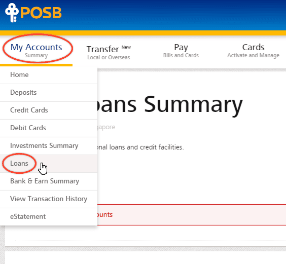 DBS Cashline Payment