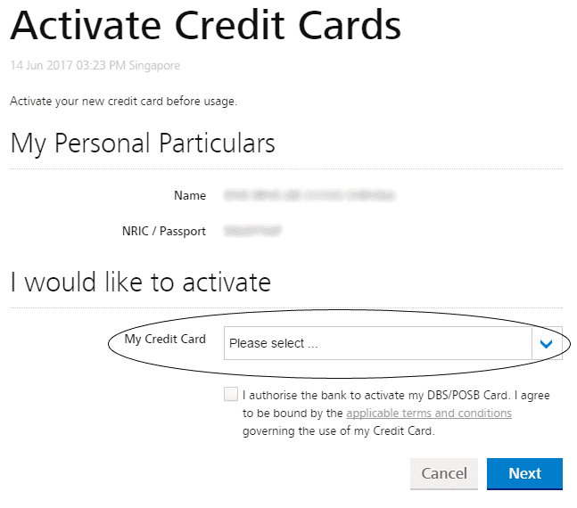 How to Activate POSB Card