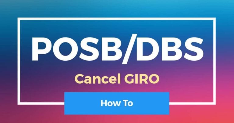 How To Cancel GIRO Payment POSB/DBS