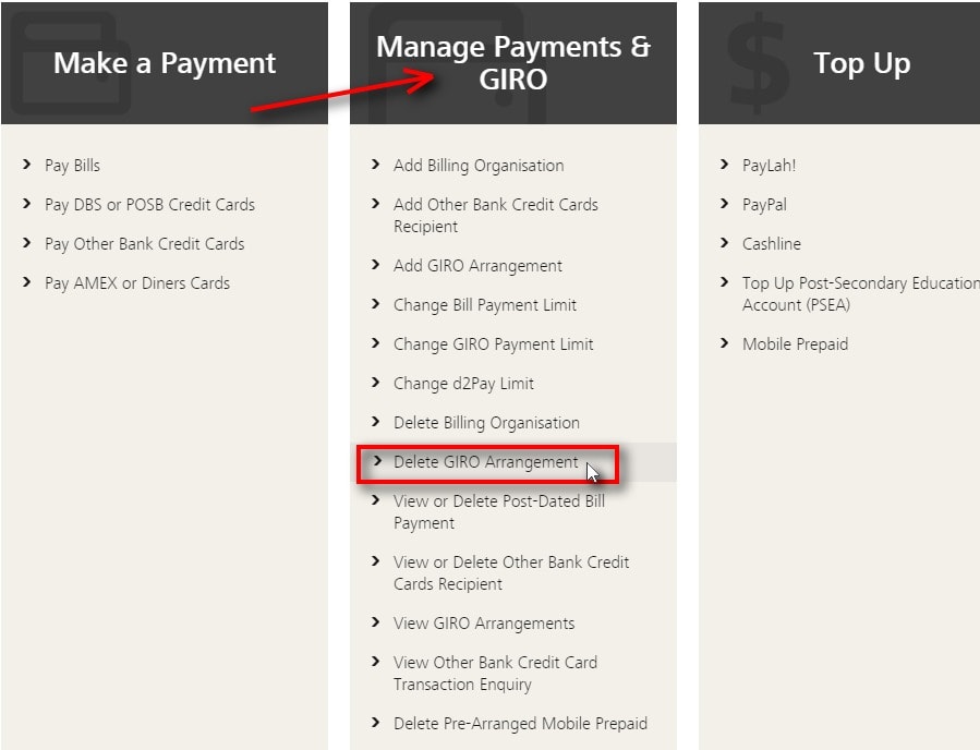 How To Cancel GIRO Payment POSB/DBS 2