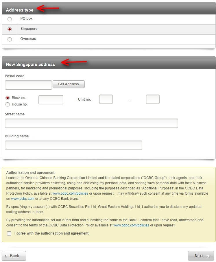 How To Change OCBC Mailing Address 5