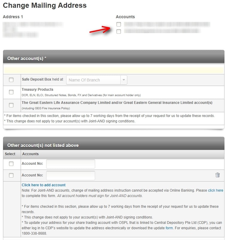 How To Change OCBC Mailing Address 4