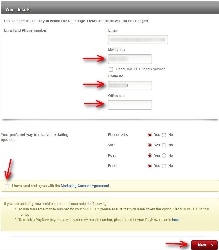 How To Change OCBC Phone Number 4