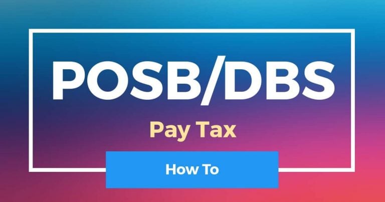 How To Pay Tax Via POSB/DBS