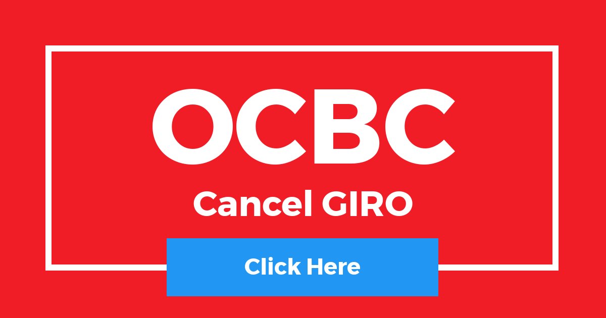 OCBC Cancel GIRO