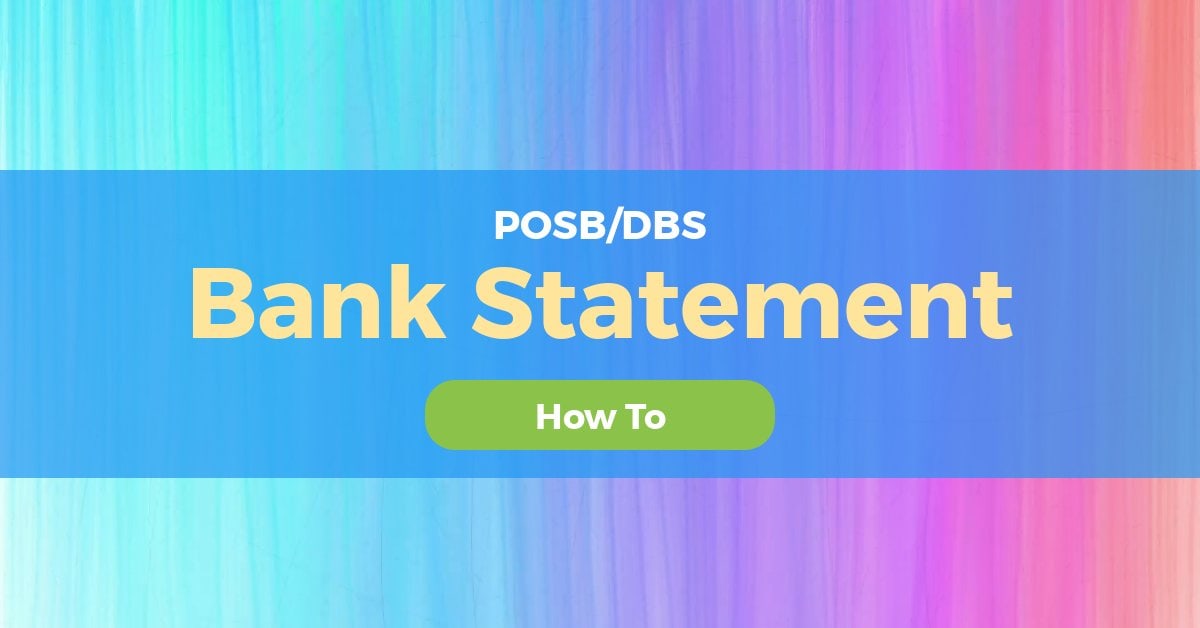 Request Bank Statement POSB DBS