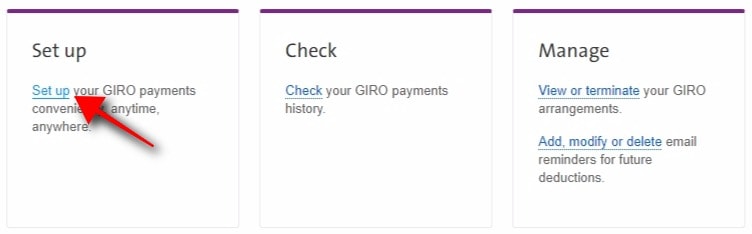 Set Up Your GIRO Payments