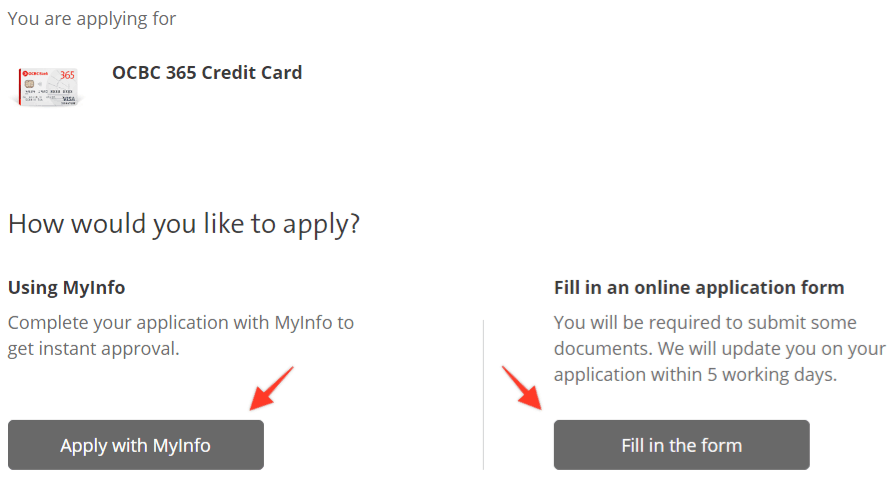 How To Apply For OCBC Credit Card 2