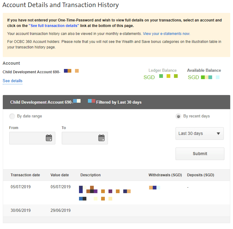 How To Check OCBC Transaction History 2