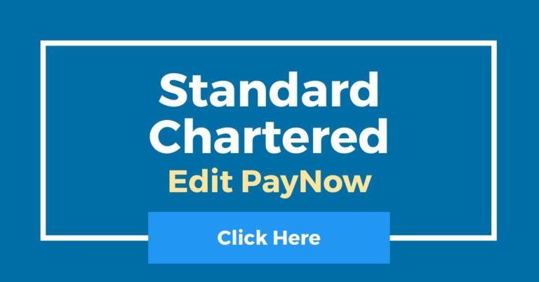 How To Edit PayNow In Standard Chartered