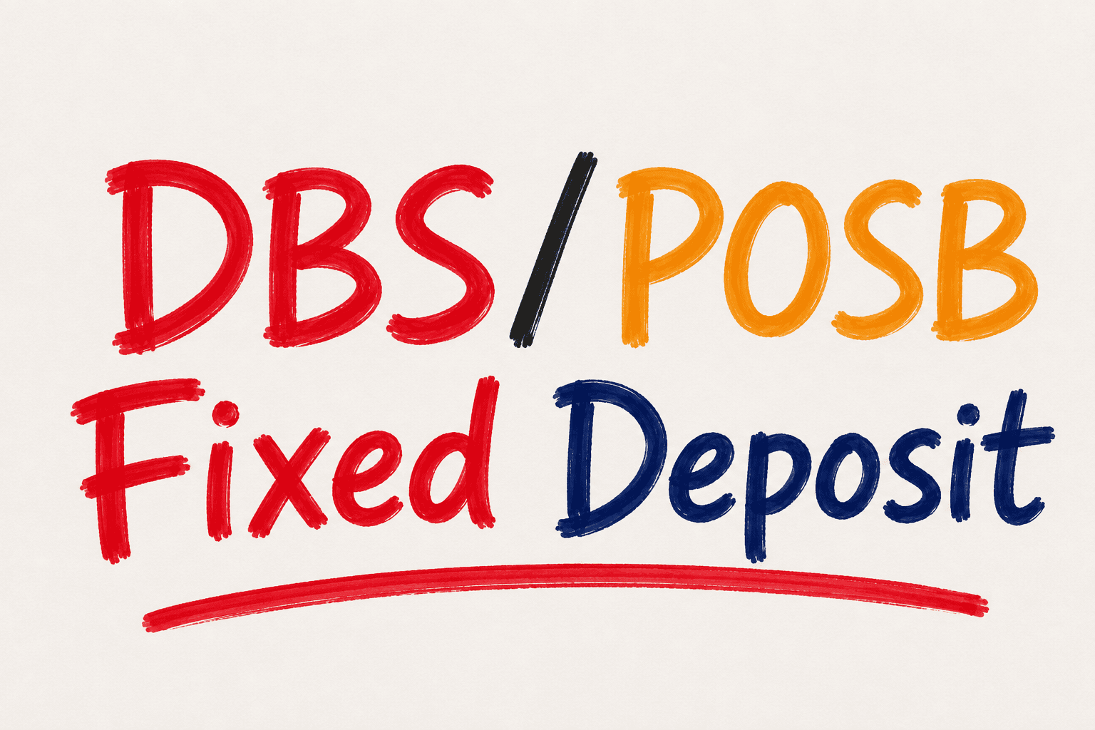 DBS/POSB Fixed Deposit (FD): 1.00% p.a. (July 2026) 24 DBS-POSB Fixed Deposit