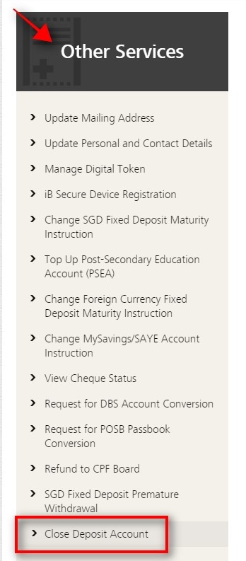 how-to-close-dbs-posb-deposit-account-singapore-bank