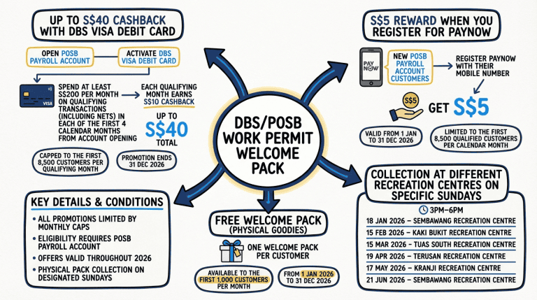 A Warm Welcome If You’re Working in Singapore: Make the Most of Your POSB Payroll Account