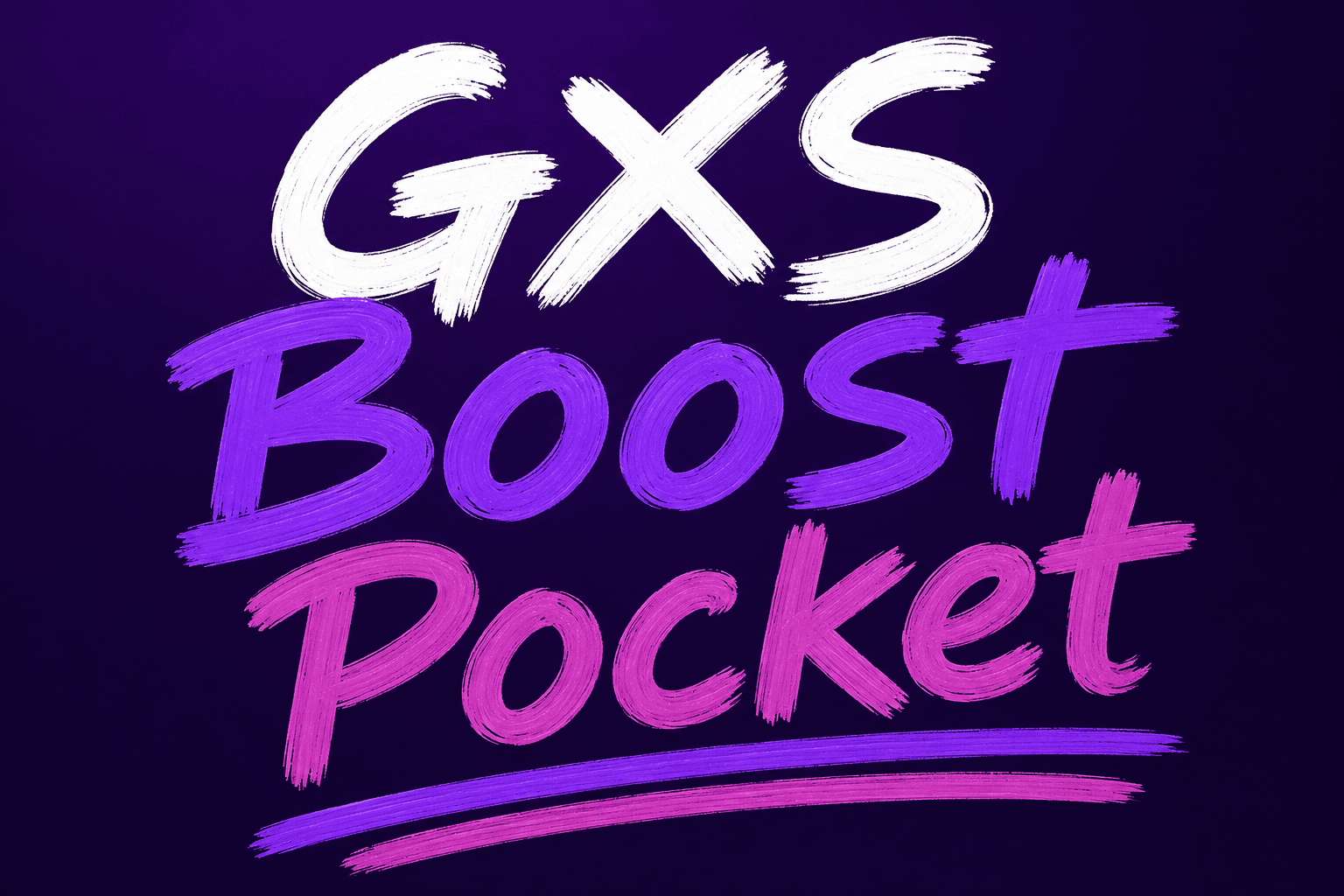 GXS Boost Pocket