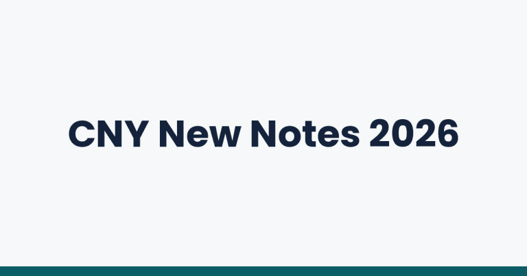 CNY New Notes 2026