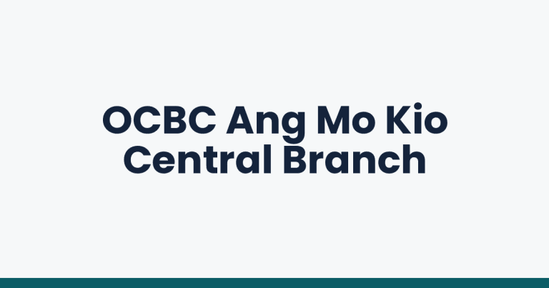 OCBC Ang Mo Kio Central Branch