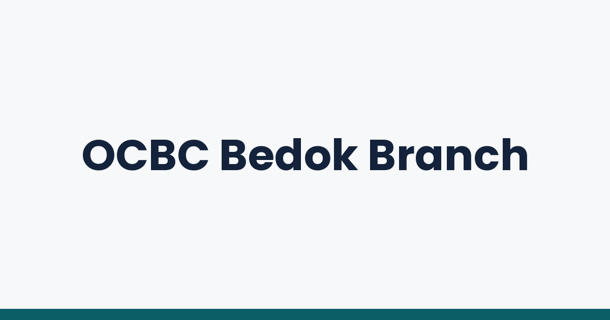 OCBC Bedok Branch