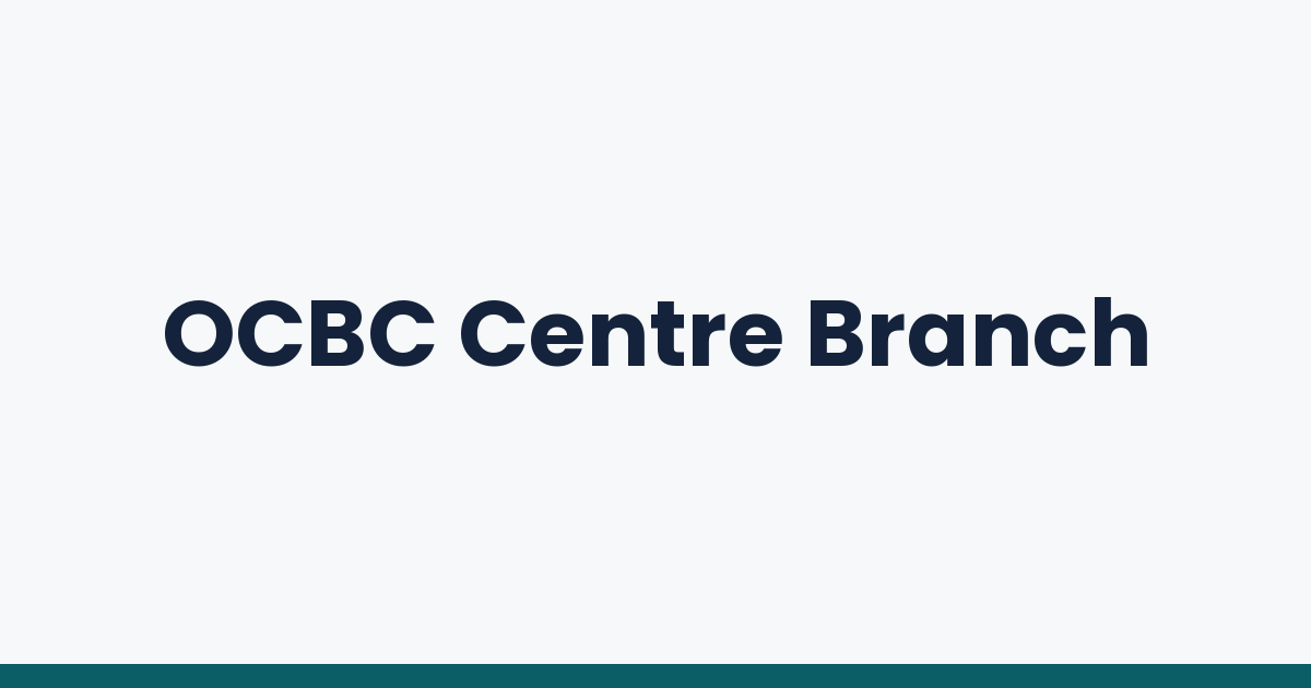 OCBC Centre Branch