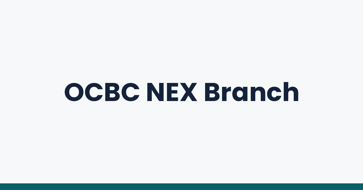 OCBC NEX Branch
