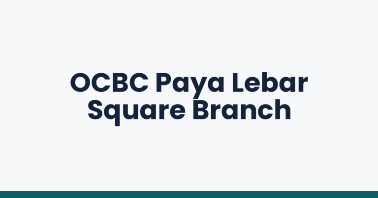 OCBC Paya Lebar Square Branch