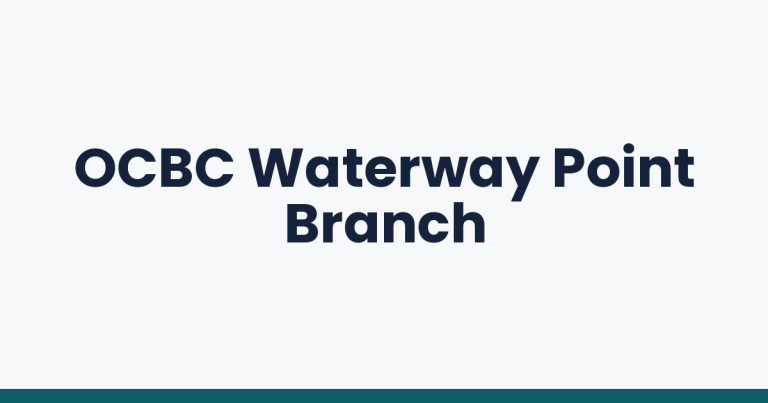 OCBC Waterway Point Branch