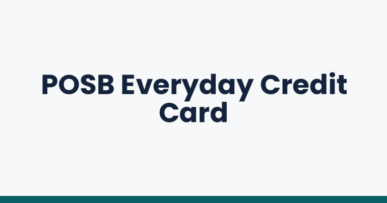 POSB Everyday Credit Card