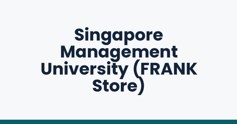 Singapore Management University (FRANK Store)