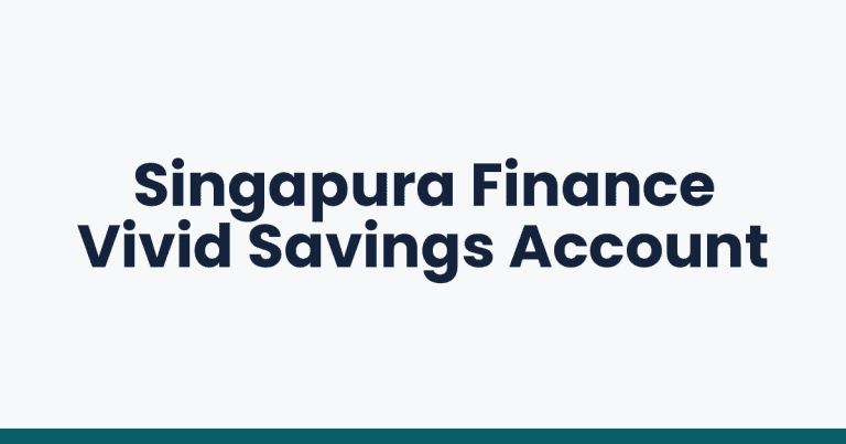 Singapura Finance Vivid Savings Account