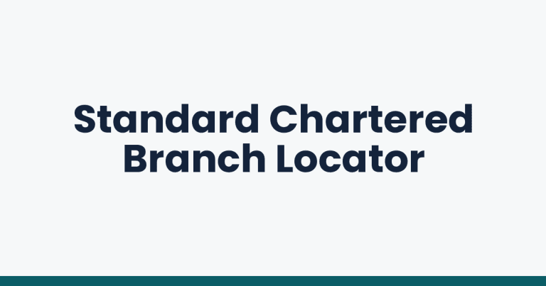 Standard Chartered Branch Locator